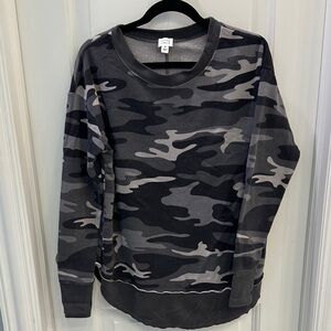 Camo Crew Neck Sweater